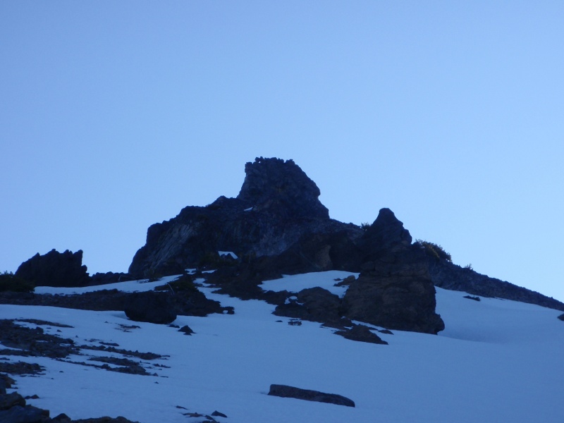 Pinnacle from the scree field
