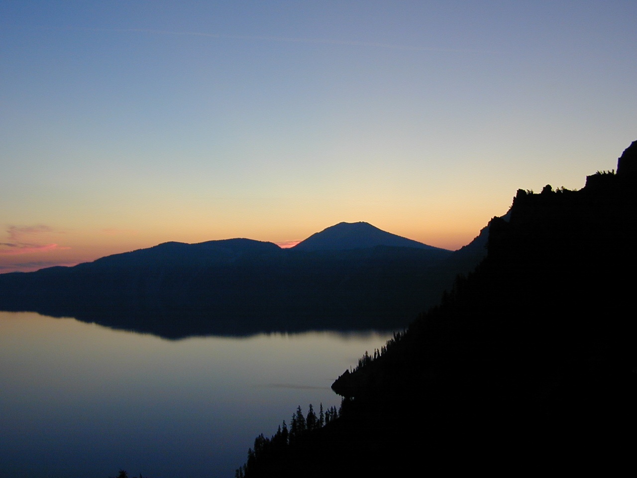 Silhouette of Mt. Scott