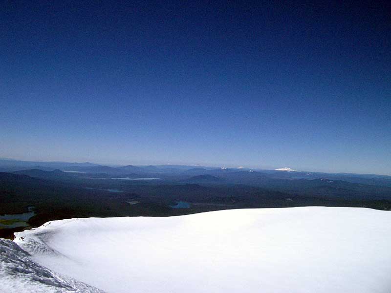 Summit crater