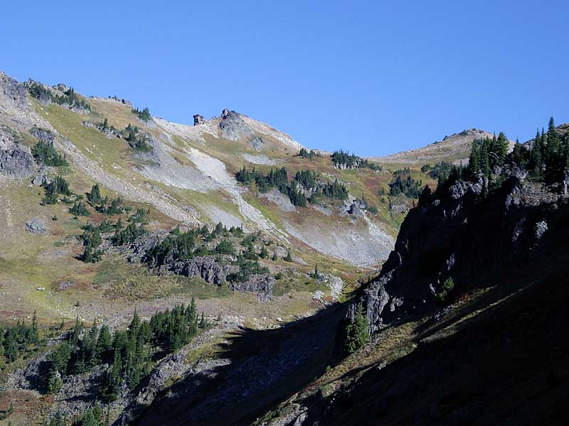 Ledge from Goat Ridge Trail