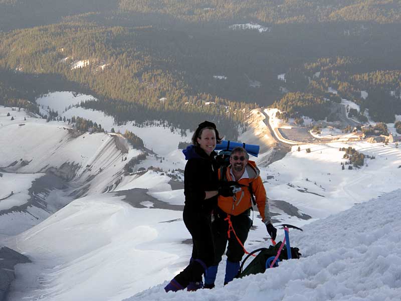 April and Jeremy below Crater Rock