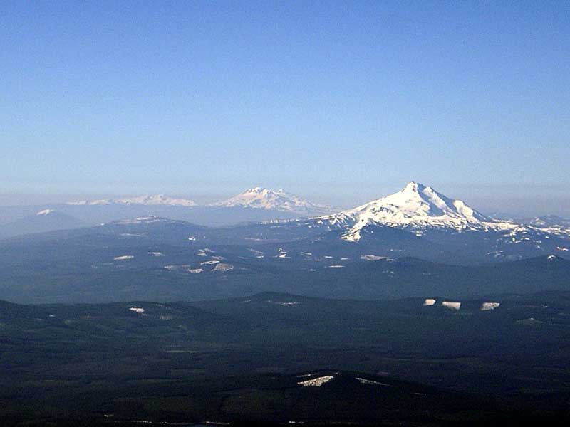 Broken Top, The Sisters, and Jefferson