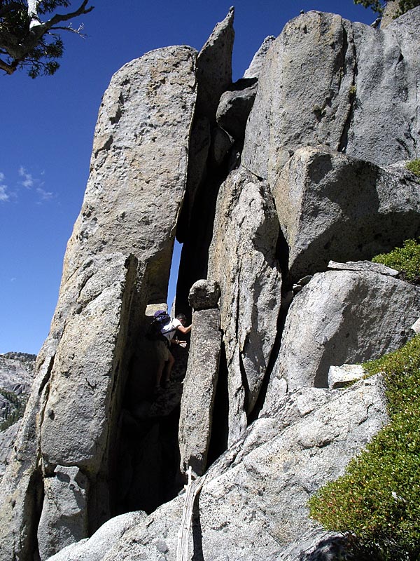 Granite crack