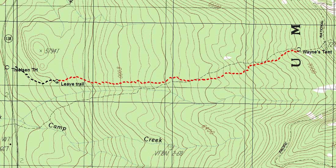 Map of route