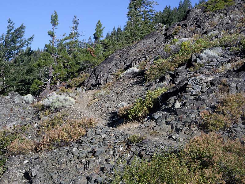 PCT north from Etna Pass