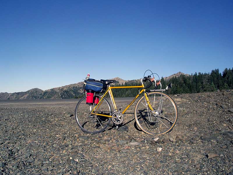 My bike at Etna Pass