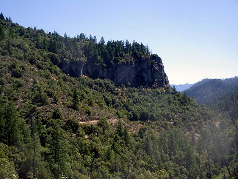 Cliff above the South Fork Salmon