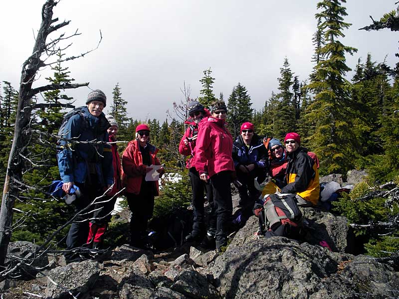 Combined group at Lunch Rock