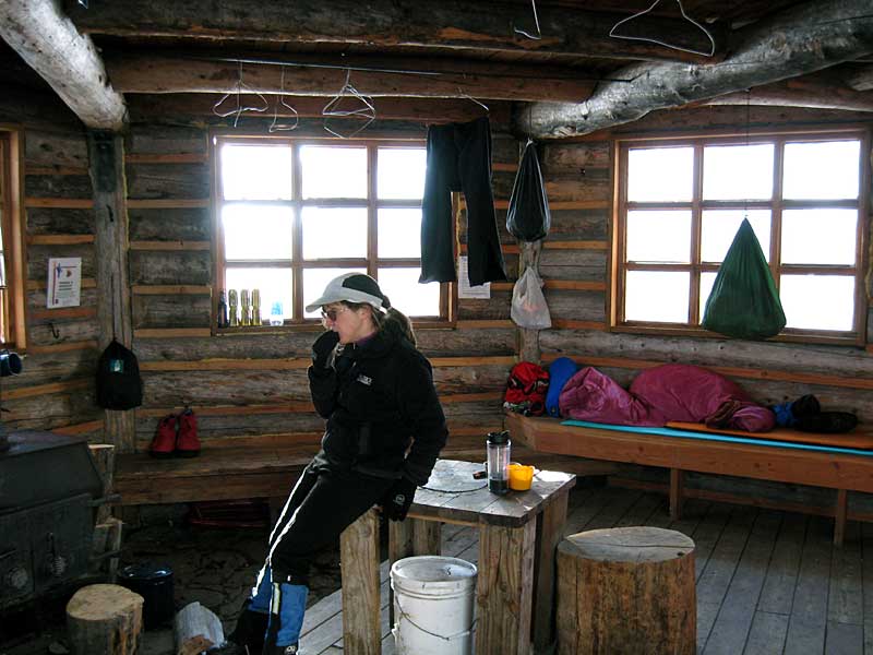 Hanging out in the cabin