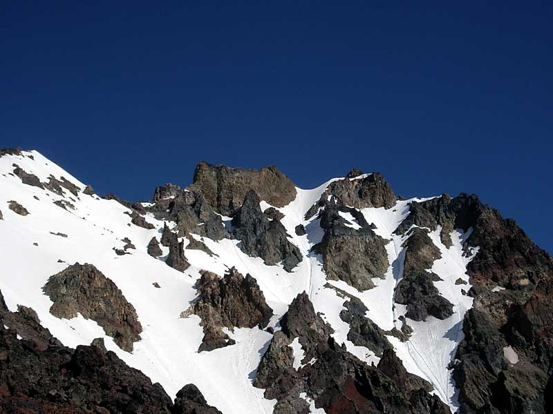 Summit from a bit further up the southeast spur