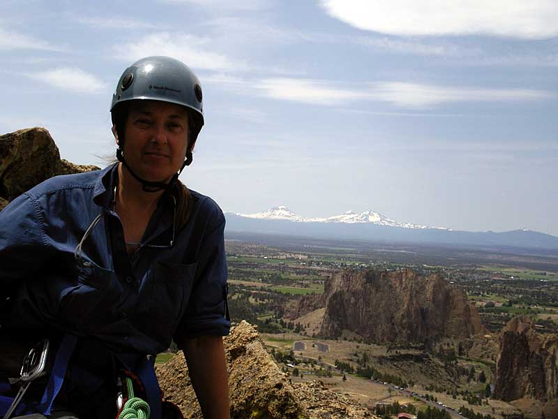 Sue on top of Round River