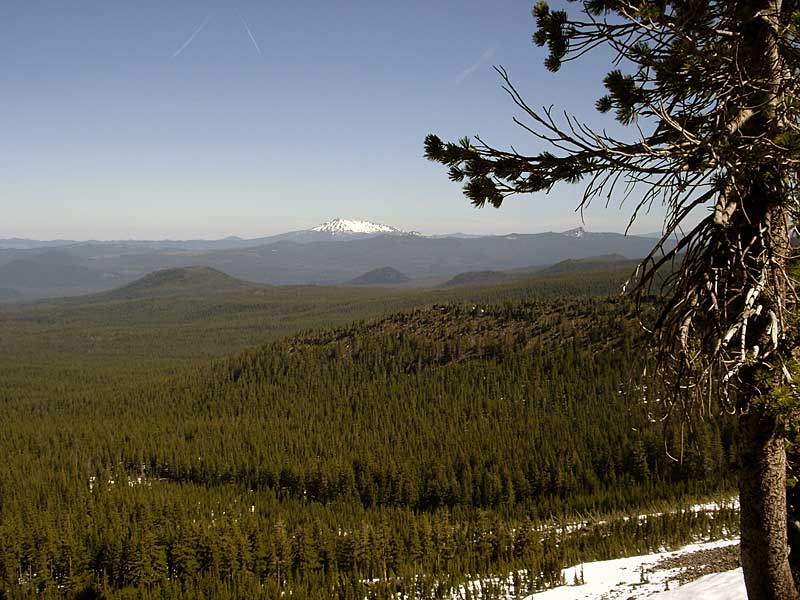 Diamond Peak and Cowhorn Mountain