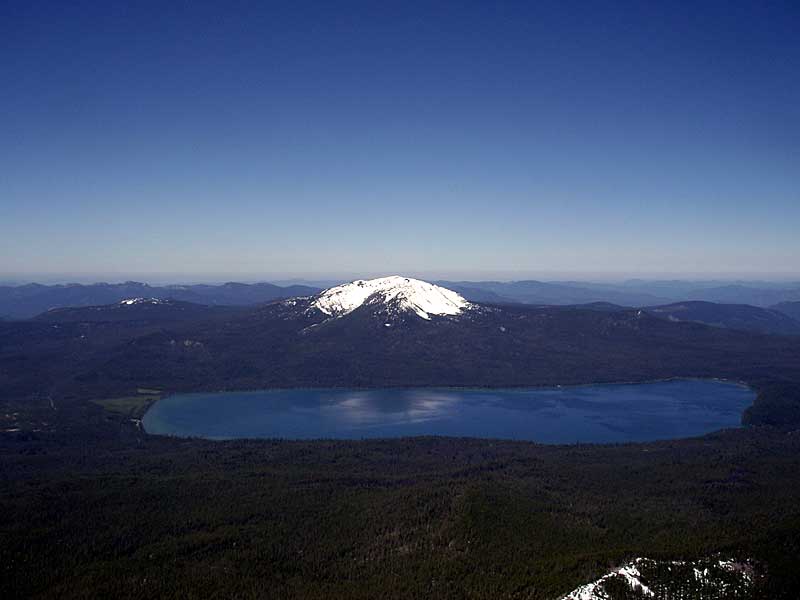 Final shot of Mt. Bailey and Diamond Lake