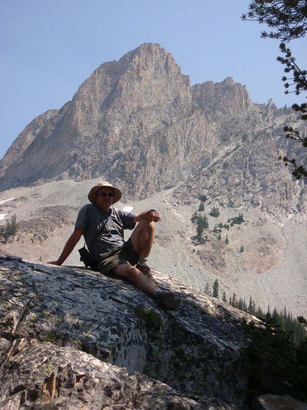 Relaxing on a rock