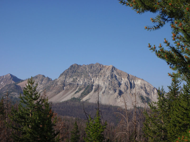 Peak by Heart Lake?