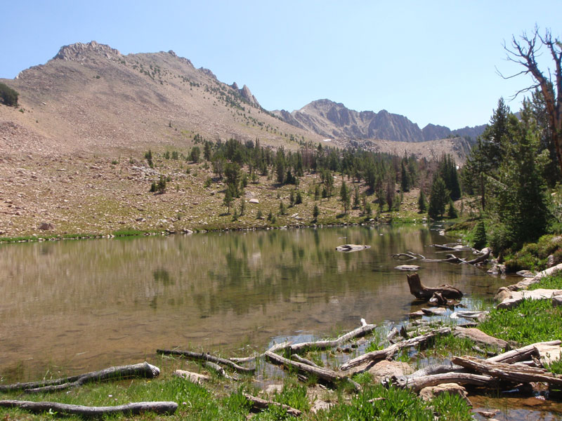 Unnamed lake above Fourth of July Lake