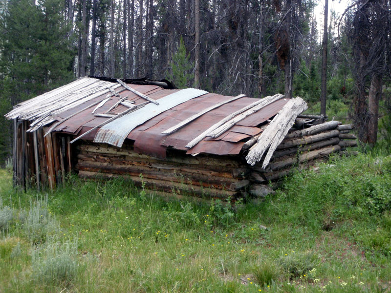 Ruins in ghost town of Bonanza