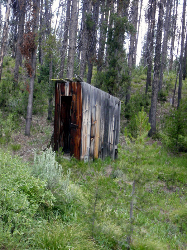 Ruins in ghost town of Bonanza