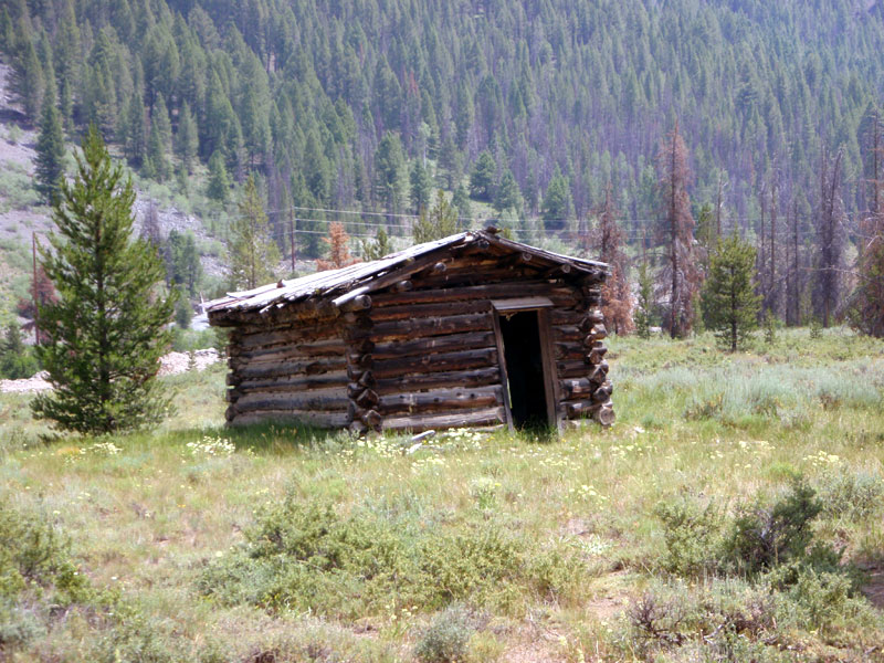 Ruins in ghost town of Bonanza