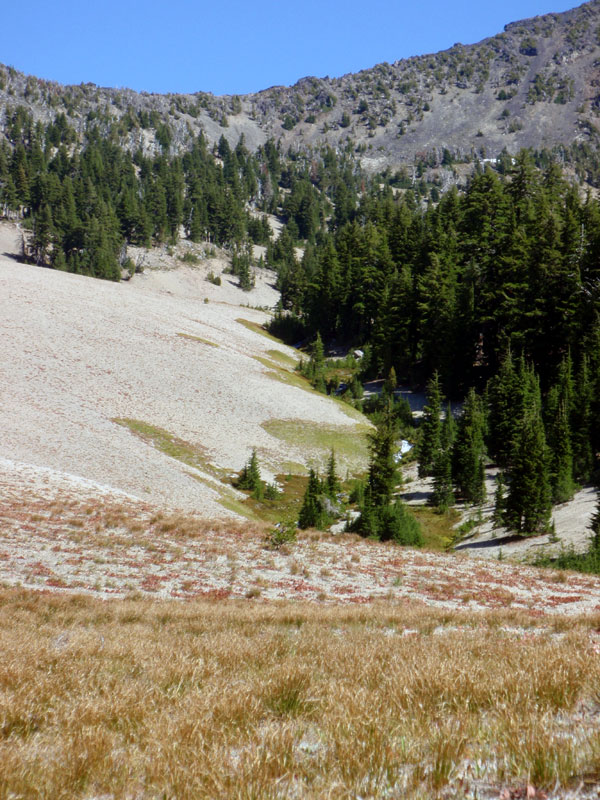 Saddle on the NW Ridge of Broken Top