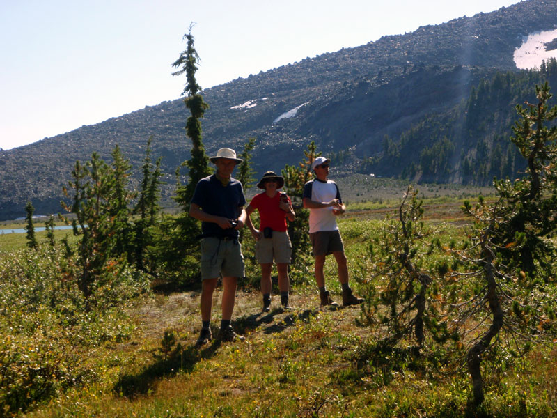 At the uppermost of the Green Lakes