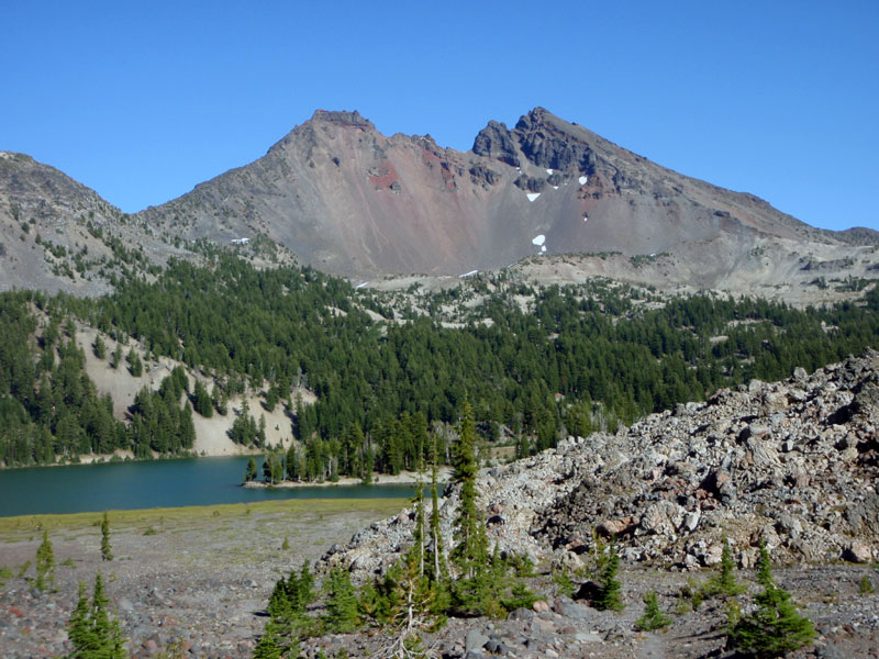 Broken Top from near the Green Lakes climbers trail