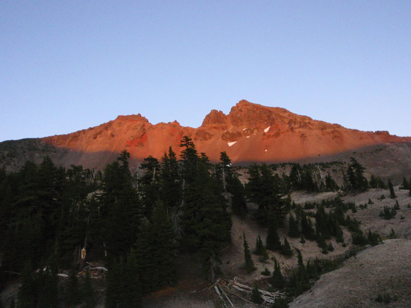 South&#8217;s shadow on Broken Top