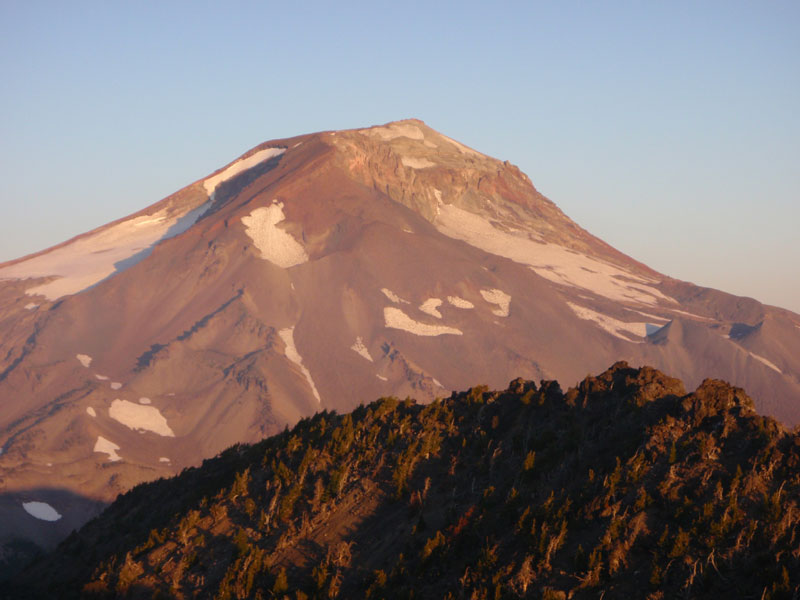 Lewis (left) and Prouty glaciers