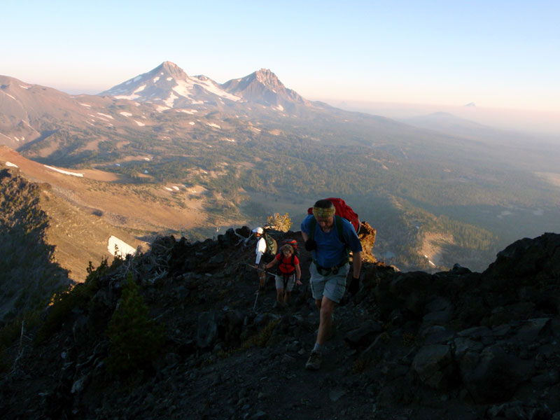 More climbing the ridge