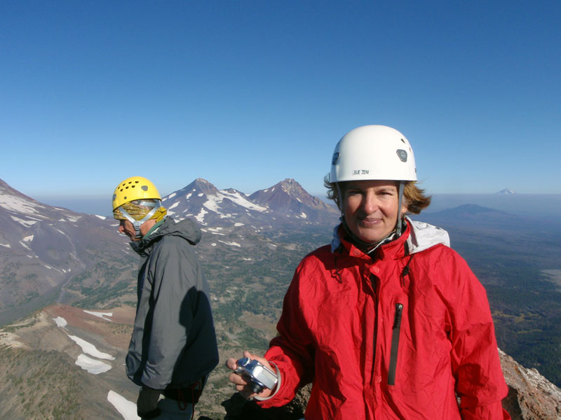 Sue on the summit