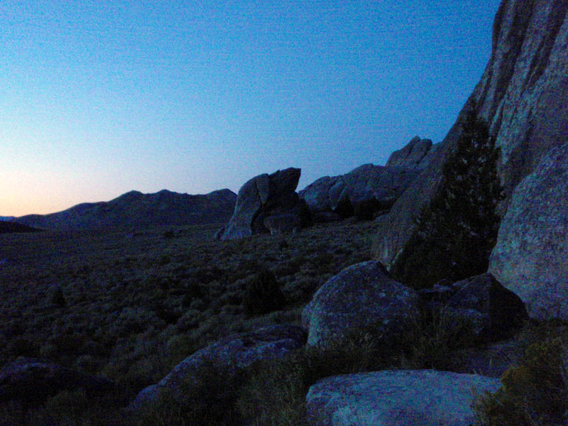 East side of Elephant Rock and beyond