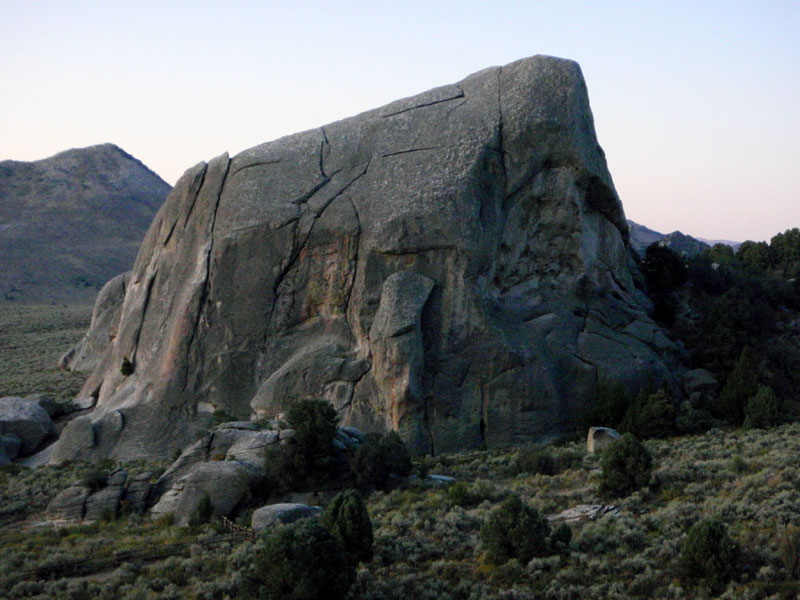 North side of Elephant Rock