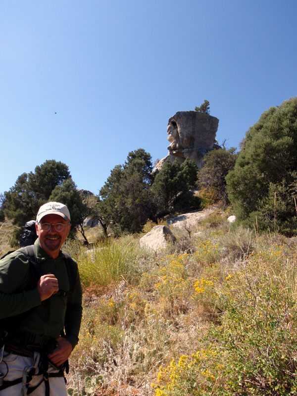 Doug on hike to Flaming Rock