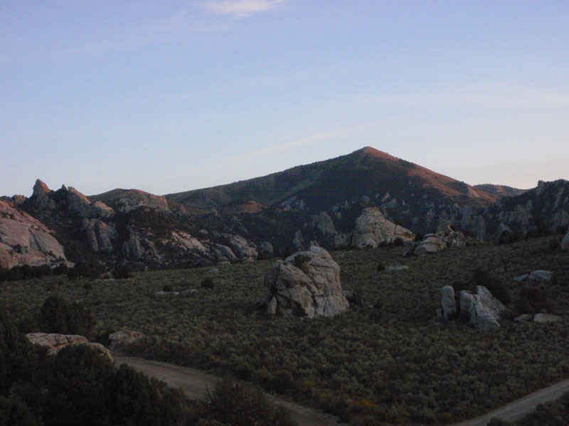 First light on Graham Peak