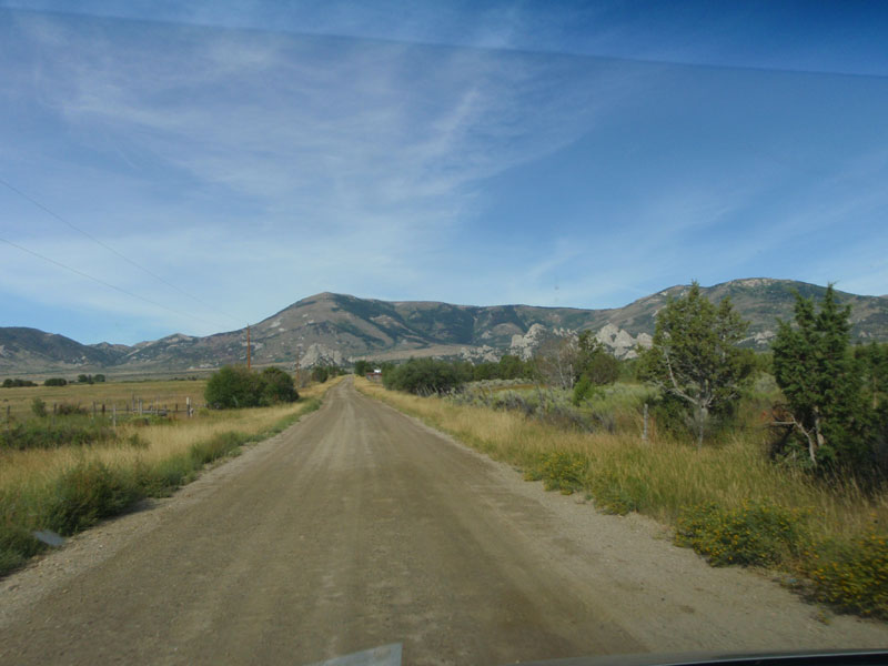 On the road to Castle Rocks