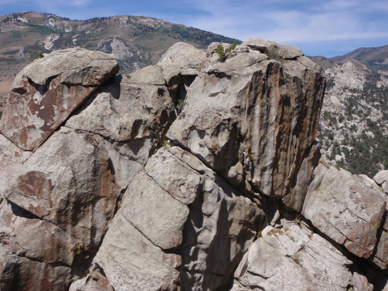 Top of Castle West Buttress