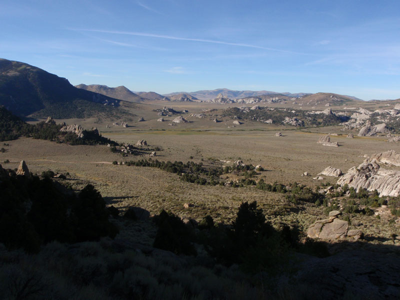 View from the trail, to the south