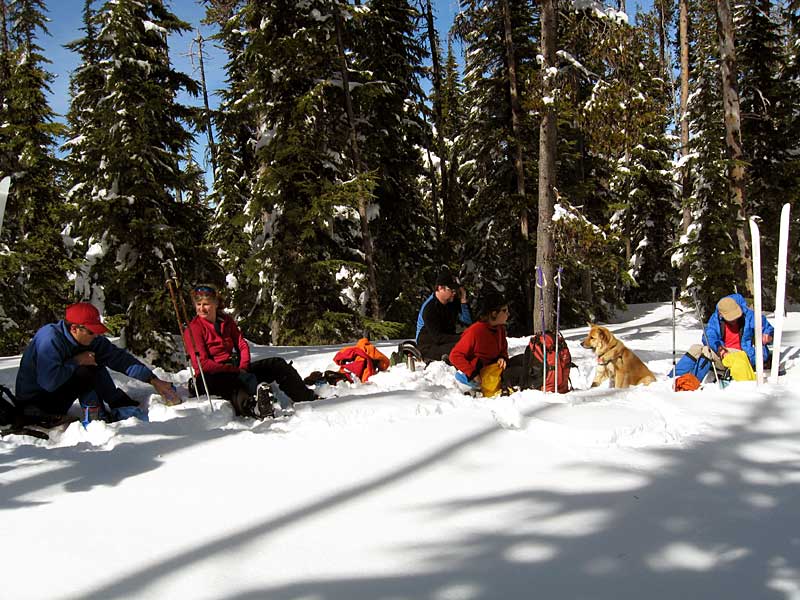 Lunch on Trapper Creek