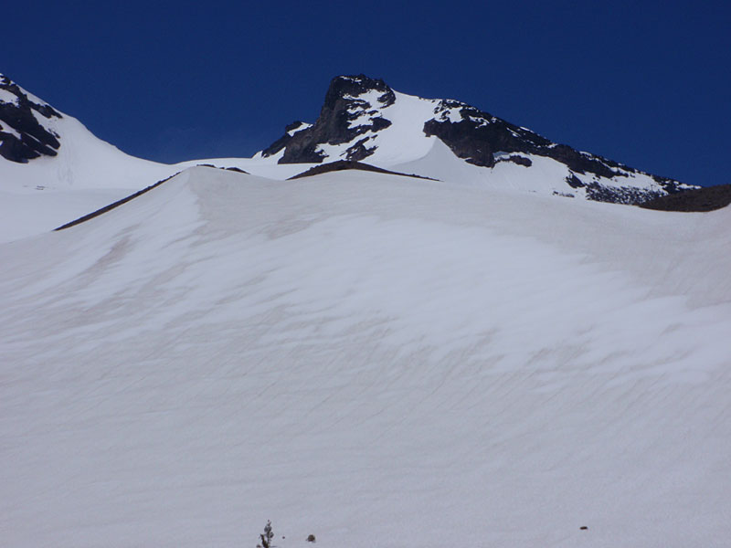 Top of the hogsback on the north side of Hayden