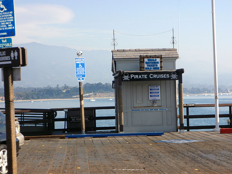 On Stearns Wharf, Santa Barbara