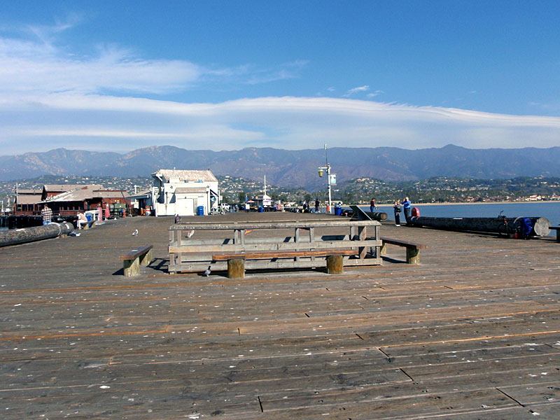 End of wharf