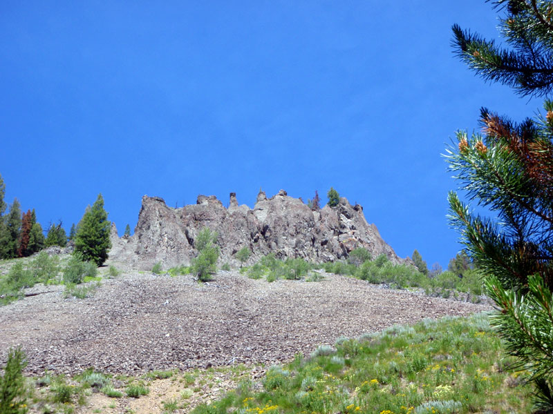 Cliff above the West Fork