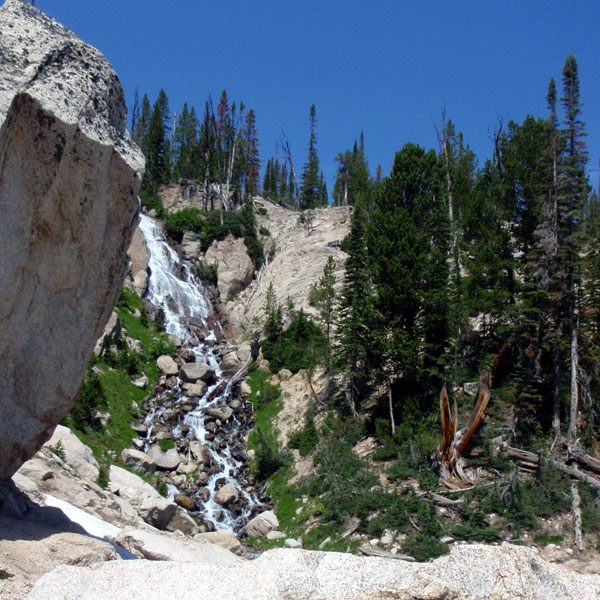 Waterfall below the cirque