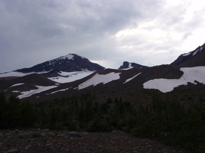 Middle Sister and the Hayden Glacier