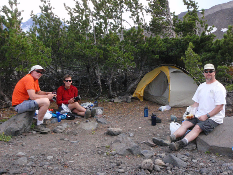 Dinner at base camp