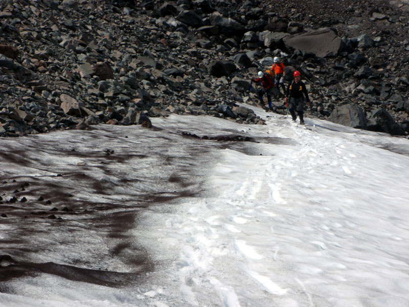 Returning to base camp