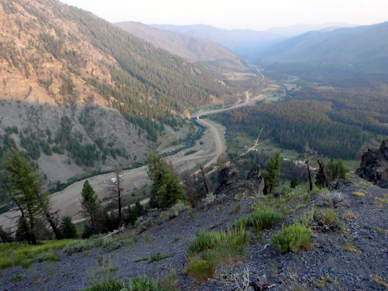 Yankee Fork and dredge tailings