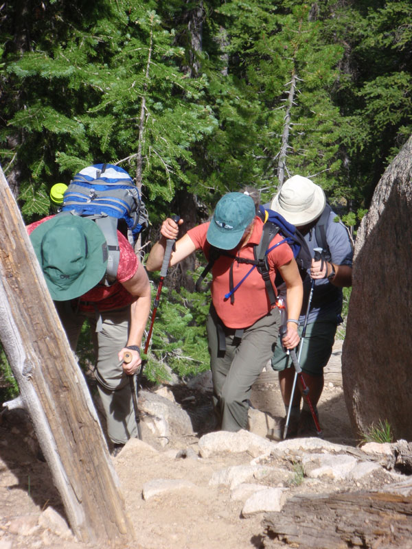 Climbing up towards Elephant Perch