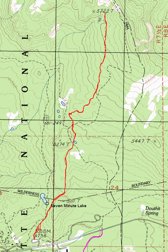 Map of Burn trip