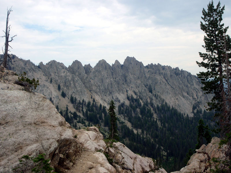 Sawtooth ridge above Iron Creek